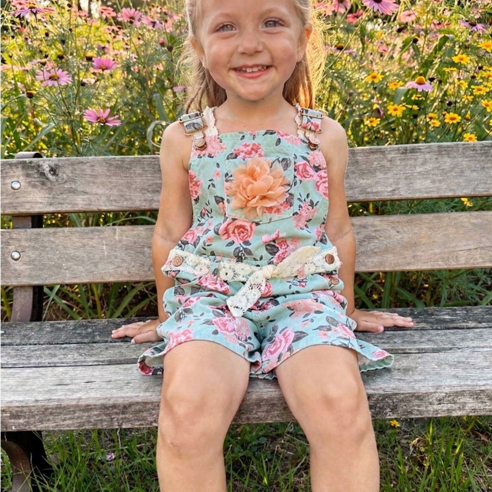 Floral Delight Kids Romper